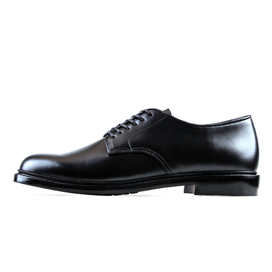 Plain Toe Shoe - luosjiet®shoes -  Black OTA Cowhide