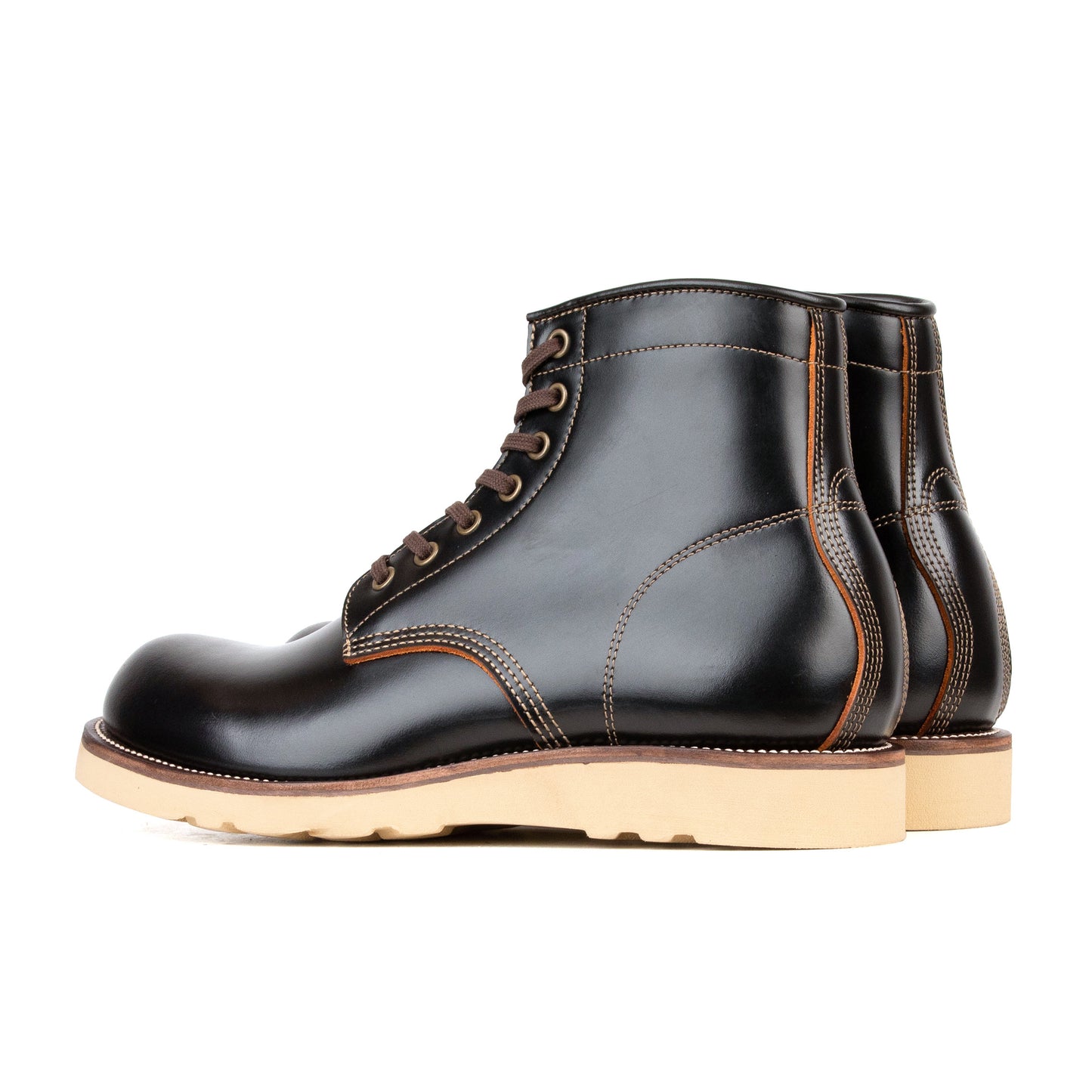 City Railway Boot -luosjiet®boots - Black TeaCore OTA Cowhide