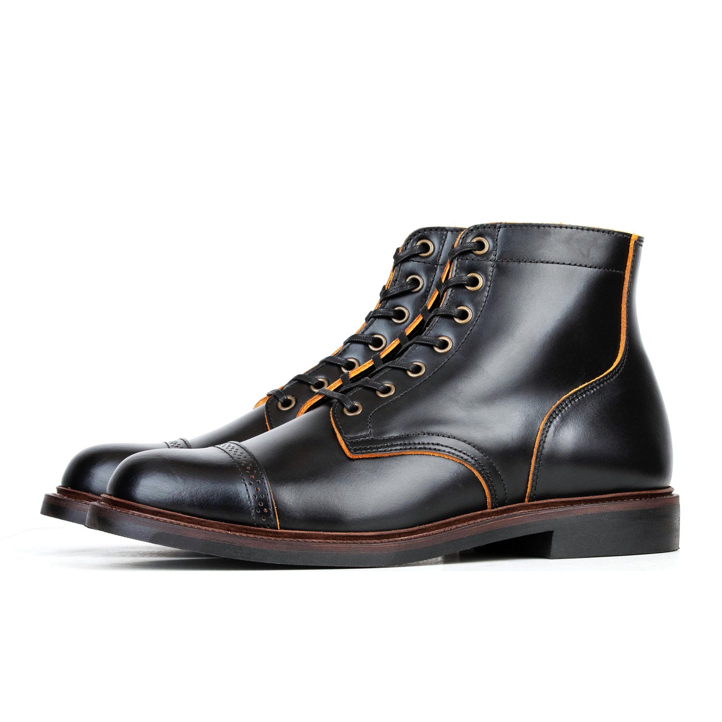 Captoe Service Boot - luosjiet®boots -  Black TeaCore OTA Cowhide