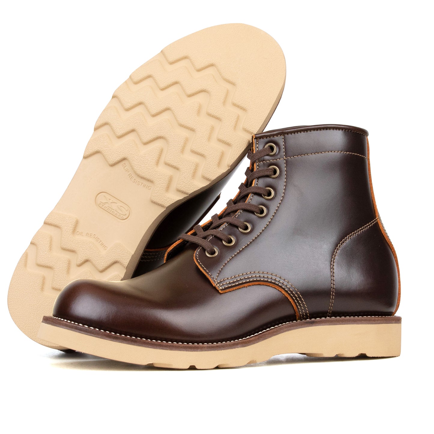 City Railway Boot -luosjiet®boots - Brown TeaCore OTA Cowhide