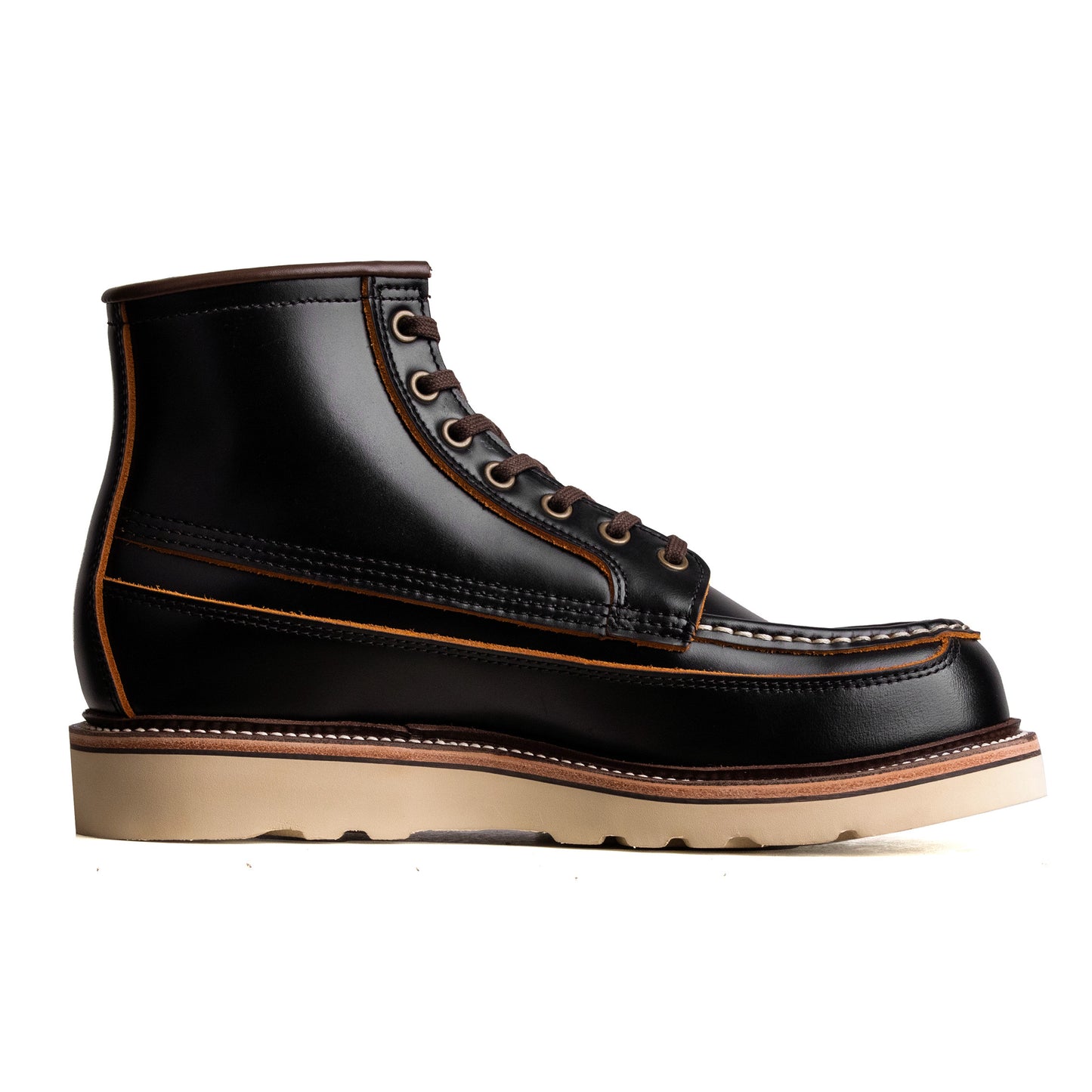 Rural MocToe Boot -luosjiet®boots - Black TeaCore OTA Cowhide