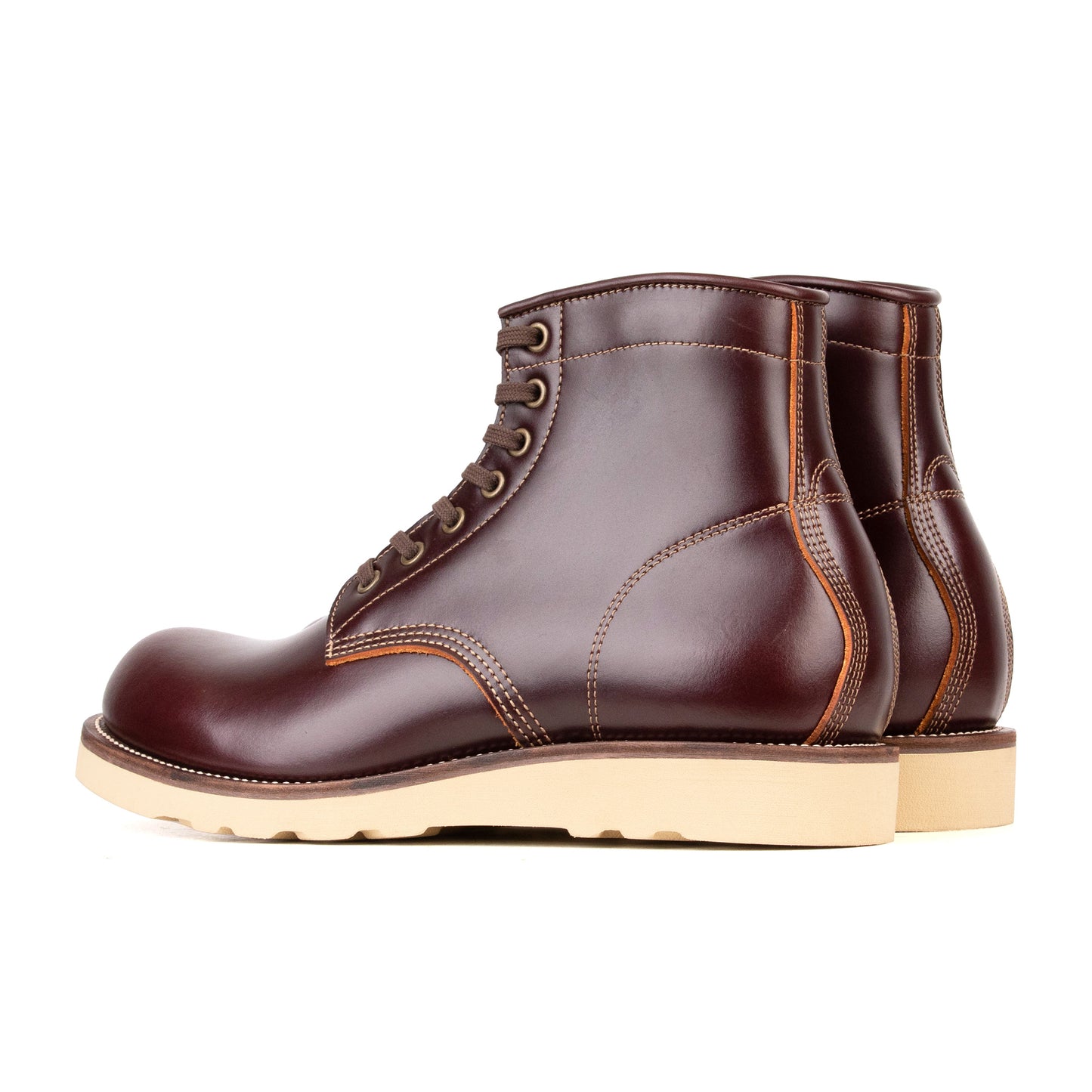 City Railway Boot -luosjiet®boots - Dark Wine TeaCore OTA Cowhide