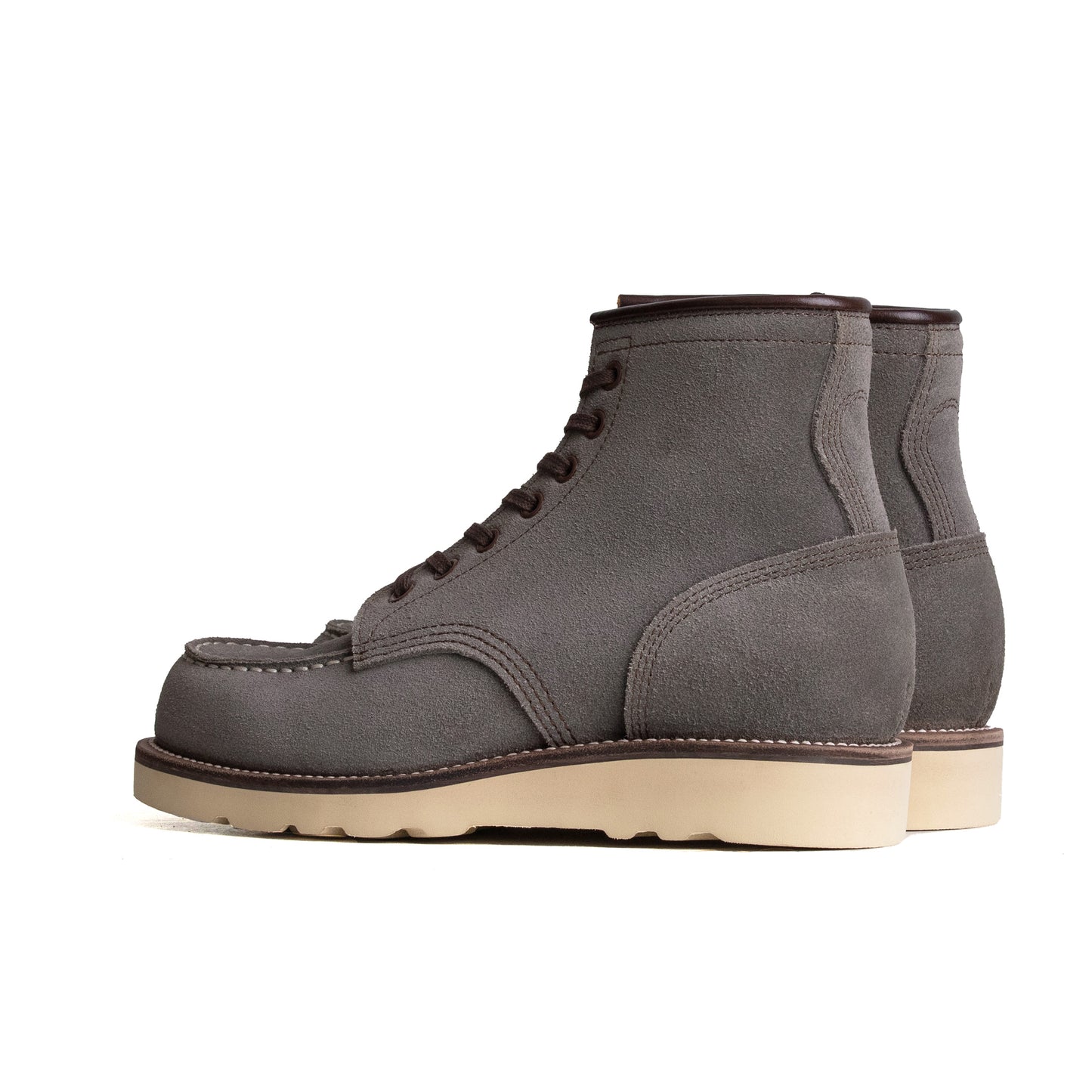 City MocToe Boot -luosjiet®boots - Grey Oiled Nubuck Reverse(German)