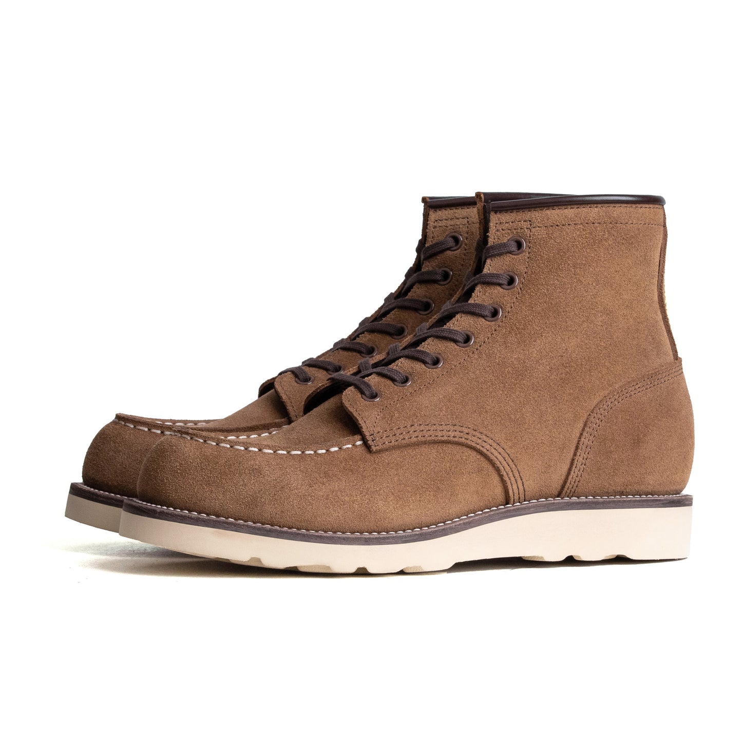 City MocToe Boot -luosjiet®boots - Tan Oiled Nubuck Reverse(German)