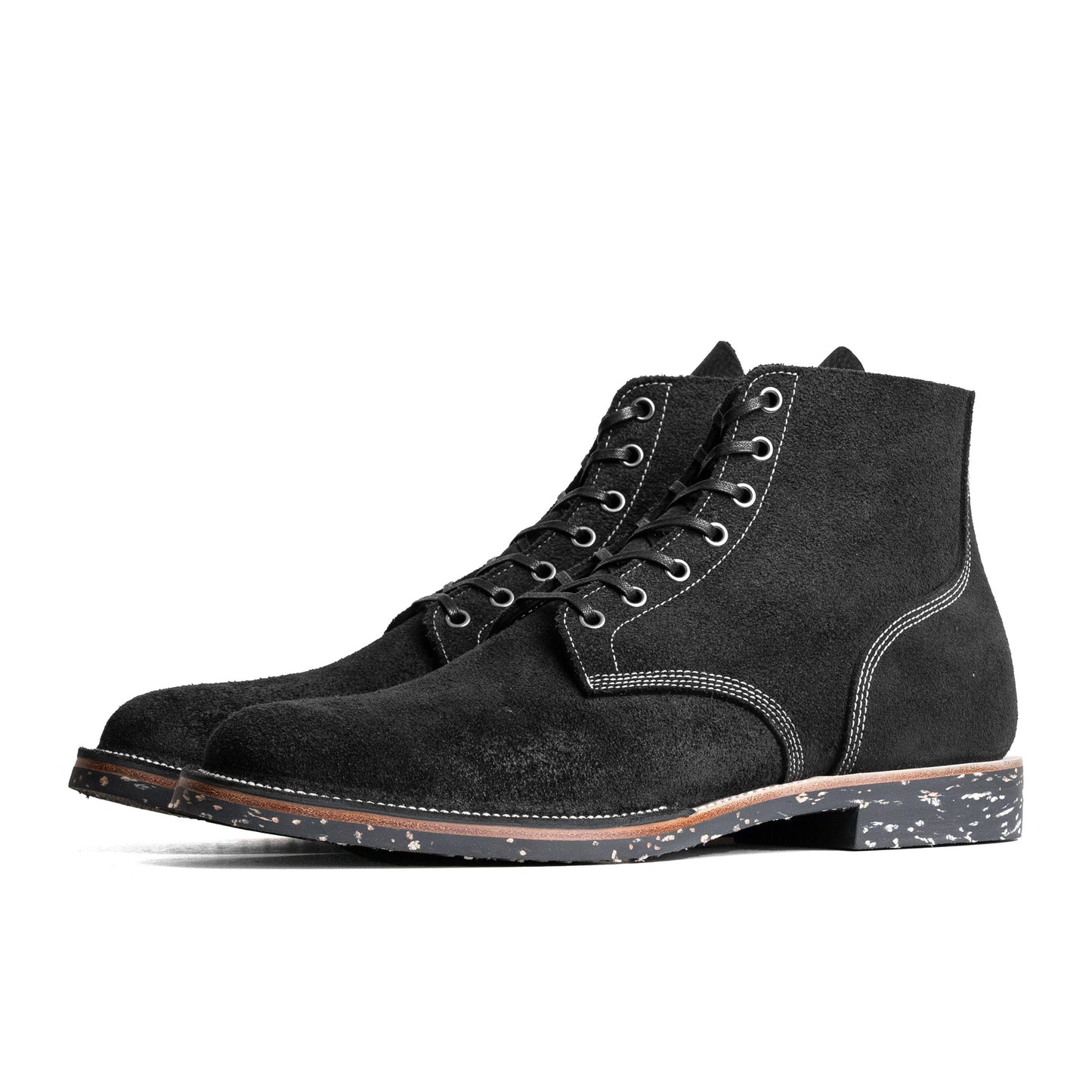 M1930 Boondoker Boot - luosjiet®boots -  Black Oiled Nubuck Reverse(German)