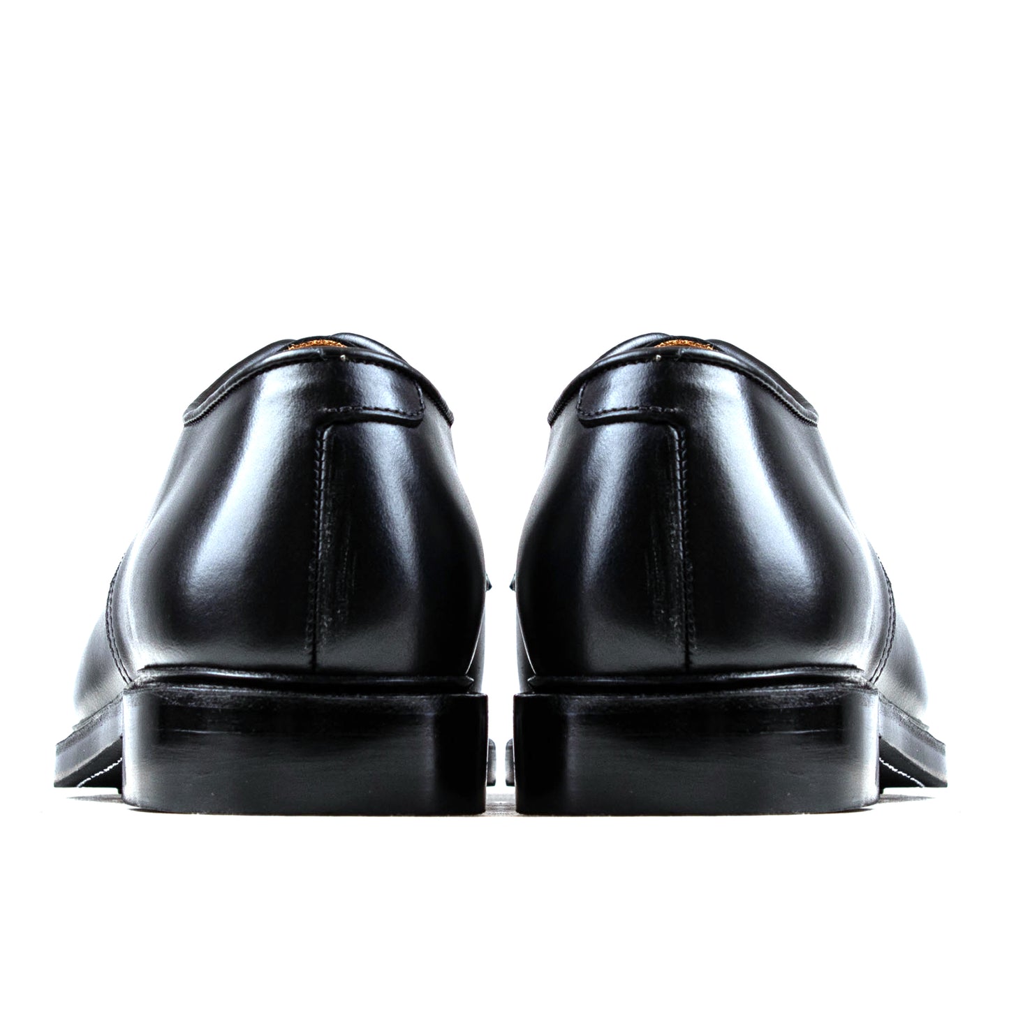 Plain Toe Shoe - luosjiet®shoes -  Black OTA Cowhide