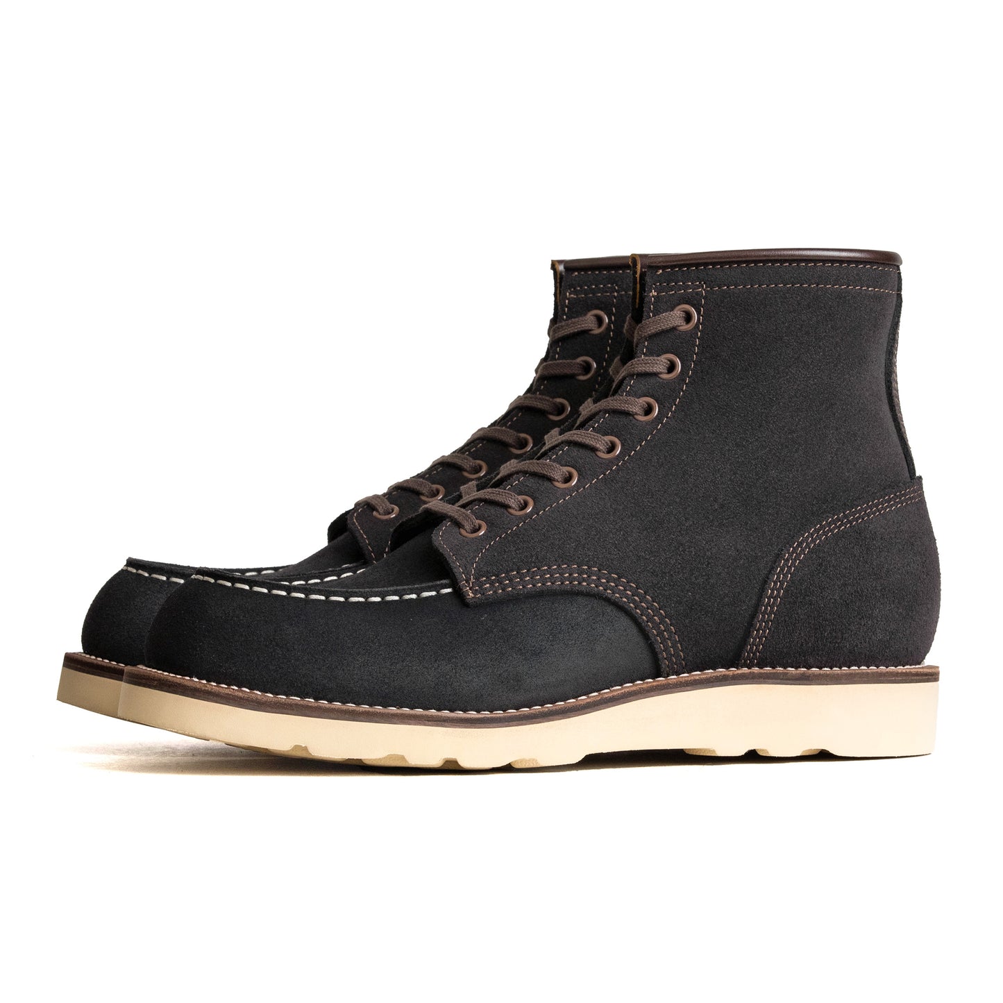 City MocToe Boot -luosjiet®boots - Black Oiled Nubuck Reverse(German)