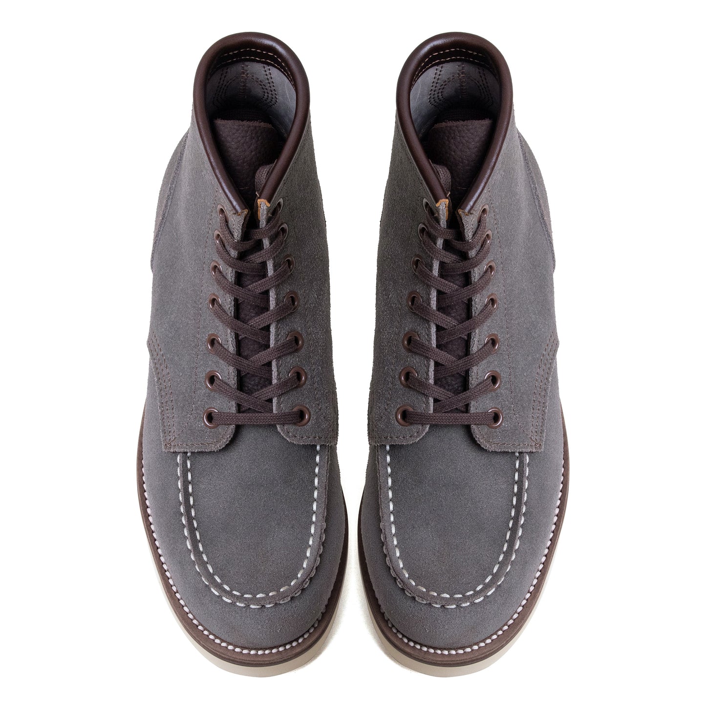 City MocToe Boot -luosjiet®boots - Grey Oiled Nubuck Reverse(German)